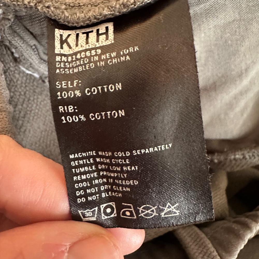 Kith Charcoal Jogger Pants- cotton medium - Picture 5 of 6